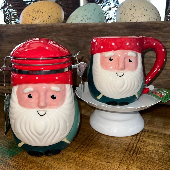 Gnome coffee mug and canister set. NWT. - Picture 4 of 7
